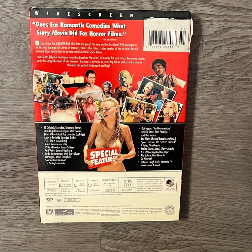 Red 'Date Movie' DVD - Picture 2 of 3